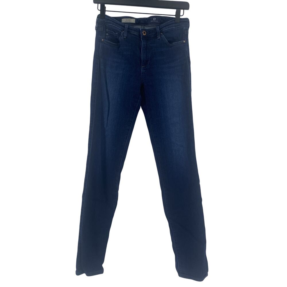 AG Adriano Goldschmied The Prima Jeans Mid Rise Cigarette 27R Skinny Dark Wash